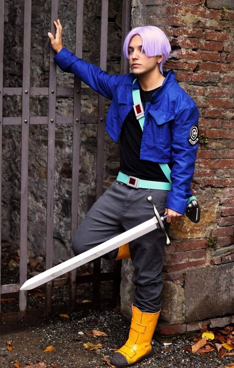 Trunks Cosplay, Trunks Outfit, Dragon Ball Z Cosplay, Dbz Cosplay, Skin Care Procedures, Prince Vegeta, Couples Cosplay, Future Trunks, Work Rules