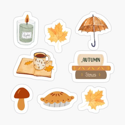 Get my art printed on awesome products. Support me at Redbubble #RBandME: https://www.redbubble.com/i/sticker/Aesthetic-fall-academia-books-Autumn-Vibes-by-AestHenni17/164535195.EJUG5?asc=u Fall Stickers Aesthetic, Books Autumn, Fall Academia, Academia Books, Funny Laptop Stickers, Fall Stickers, Sticker Aesthetic, Redbubble Stickers, Stickers Aesthetic