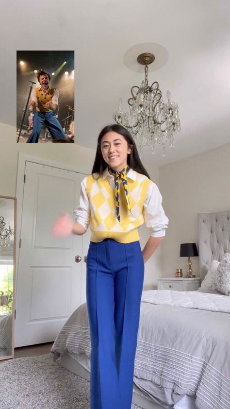 Harry Styles Party Outfit, Harry Styles Feminine Outfit, Harry Styles Themed Birthday Party Outfit, Harry Styles Inspired Outfits Women, Harry Styles Style Outfits, Harry Styles Outfits Inspiration Women, Harry Styles Feminine, Dress Like Harry Styles, Harry Styles Aesthetic Outfits