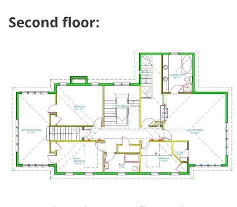 Second floor blueprint of Home Alone house. Home Alone House Layout, Home Alone House Floor Plan, Home Alone House Bloxburg, Bloxburg Farm, Home Alone House, Home Alone 1, Bloxburg Beach House, Sims Inspiration, 2 House