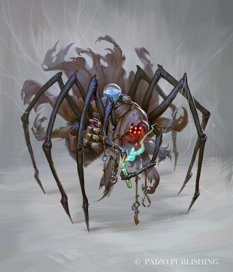 Star Monsters, Wolf Spider, Character Design Cartoon, Spider Art, 다크 판타지, Monster Concept Art, Dungeons And Dragons Characters, Dark Elf, Fantasy Monster