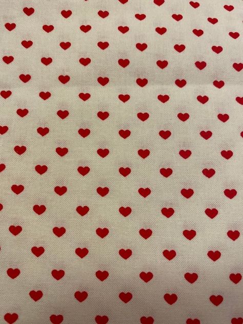 Heart Astethic Wallpaper, Heart Astethic, Wallpaper Red, Heart Print, Print Fabric, Valentines Day, Cotton Fabric, Valentines, Red