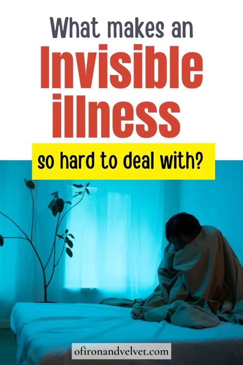 The frustration of living with an invisible illness. Chronic conditions and autoimmune conditions such as rheumatoid arthritis, lupus, IBS or Crohn disease can be even more difficult to deal with because they are invisible. Here's how. #chronicillness #rheumatoidarthritis #autoimmune Your Illness Does Not Define You, When I Is Replaced By We Illness Becomes Wellness, Living With Autoimmune Disease Quotes, Funny Chronic Illness, Chronic Dry Eye, Chronic Illness And Relationships, Fibermyalgia Symptoms, Multiple Sclerosis Awareness, Invisible Disease