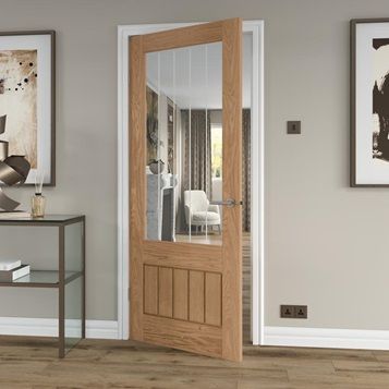 Fabulous Living Room Decor, Internal Doors Modern, Internal Glazed Doors, Internal Oak Doors, Oak Interior Doors, Oak Door, Best Living Room Design, Cottage Door, Doors And Floors