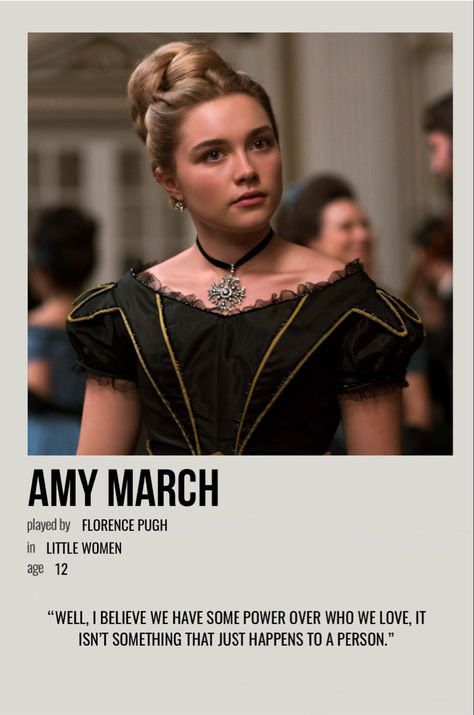 Little Women Costumes, Amy March, Character Poster, Polaroid Poster, Minimalist Posters, Movie Poster Wall, Women Poster, Movie Prints, Little Women