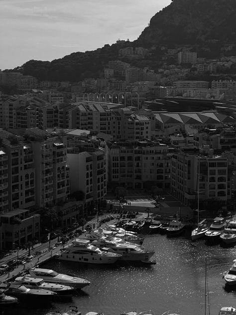 #monaco #richlifestyle #montecarlo #yacht #architecture #lifestyle #sea #water #photography #blackandwhite Monaco Black And White, Yacht Architecture, Art Curation, Architecture Lifestyle, F1 Poster, Salty Hair, Water Photography, Sea Water, Black And White Aesthetic