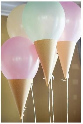 Ice Cream Birthday Party Theme, Ice Cream Balloons, Ice Cream Party Theme, Ice Cream Birthday Party, Ice Cream Theme, Diy Ice Cream, Candyland Birthday, Candyland Party, Ice Cream Social