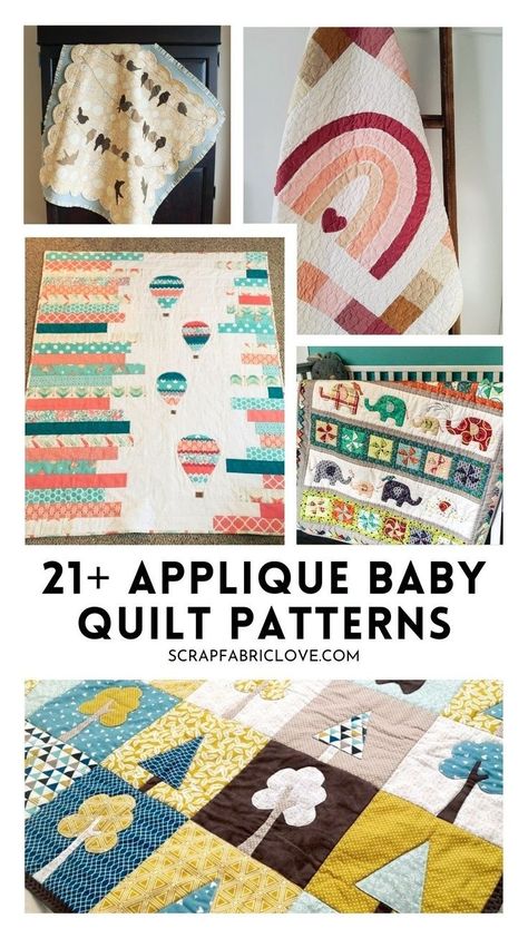 Looking for baby quilt ideas? Explore 21+ applique baby quilt tutorials, perfect for creating unique patchwork designs! These cot quilt patterns, including easy crib quilt patterns for beginners, will help you make adorable baby quilts. With free baby quilt patterns for boys and girls, plus baby patchwork and applique on quilts, you'll find everything you need to make a simple newborn quilt or crib quilt pattern. Get inspired by these easy baby quilt patterns today! Cot Quilt Patterns, Easy Baby Quilts For Beginners, Quilt Patterns For Boys, Applique Baby Quilts, Ocean Baby Quilt, Easy Baby Quilt Patterns, Newborn Quilt, Easy Baby Quilt, Boho Baby Quilt