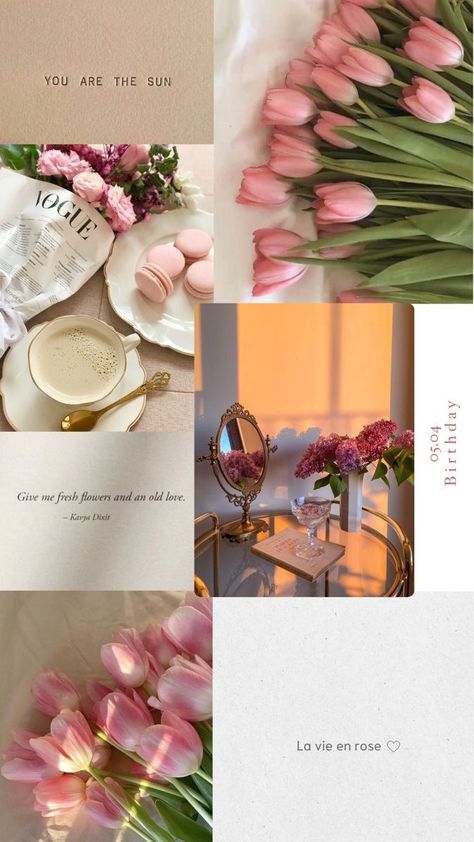 Pretty Phone Wallpaper, Cute Simple Wallpapers, Flower Phone Wallpaper, Pretty Wallpaper Iphone, Pink Tulips, Simple Wallpapers, Pretty Wallpapers Backgrounds, Cute Wallpaper Backgrounds, Wallpaper Iphone Cute