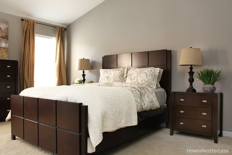 Espresso Bedroom Furniture, Brothers Bedroom, Bedroom Makeover Before And After, Brown Bedroom Decor, Bedroom Colours, Brown Furniture Bedroom, Kids Bedroom Remodel, Guest Bedroom Remodel, Small Bedroom Remodel