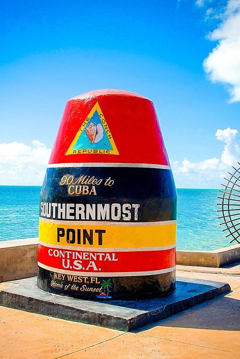 Southernmost Point Key West, Key West Photos, The Continental, Key West Florida, Florida Usa, The Spot, Travel Planner, The Republic, Tourist Destinations