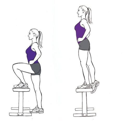 Quad-Step-Up Step Ups For Glutes, Oxygen Magazine, Thigh Workouts, Step Ups, Leg Workouts, Leg Exercises, Leg Training, Lifestyle Change, Body Weight Training