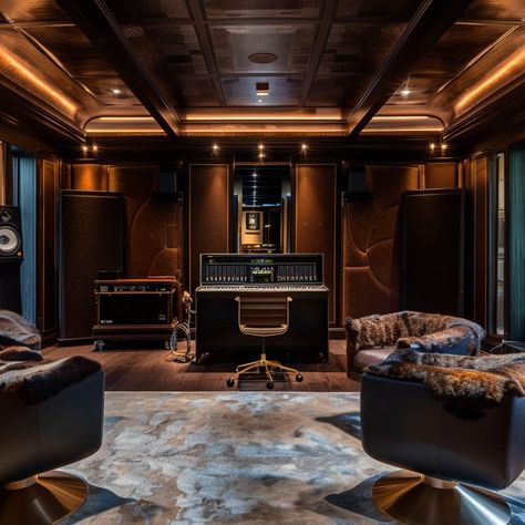 Drake's Toronto Mansion Recording Studio Drake Studio, Toronto Mansion, Drake Toronto, Ferris Rafauli, Home Music Studio, Indoor Basketball Court, Indoor Basketball, Home Recording Studio, Celebrity Homes