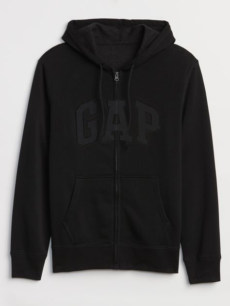 Gap Logo Zip Hoodie | Gap Factory Navy Blue Gap Hoodie, Black Gap Zip Up, Gap Sweaters Zip Up, Gap Zip Up, Clothes Christmas List, Gap Jacket Outfit, Gap Zip Up Hoodie Outfit, Jackets For School, Zip Up Jacket Outfit