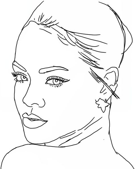 Beyonce Portrait Drawing, Rihanna Coloring Pages, Rodwave Drawing, Drawing Ideas Celebrities, Celebrity Portraits Drawing Easy, Celebrity Coloring Pages, Celebrity Drawings Easy, Beyonce Sketch, Traceable Drawings