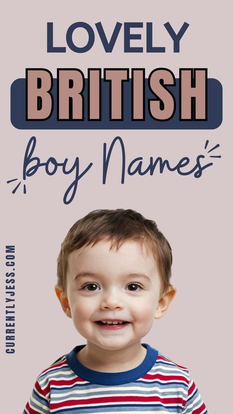 Looking for the perfect British boy name? From royal classics to nature-inspired gems, this list has it all! Whether you love timeless names or something with a modern twist, you'll find tons of stylish and meaningful options. Ready to pick a name that’ll make your little one stand out? Check out these top British boy names now! #BritishBoyNames #BabyNameIdeas #UniqueBabyNames #RoyalNames #NatureInspiredNames #TimelessNames #ModernBabyNames British Names For Boys, British Boy Names, Royal Names For Boys, Meaningful Boy Names, S Boy Names, English Boy Names, Classic Boy Names, Irish Boy Names, Nature Inspired Names