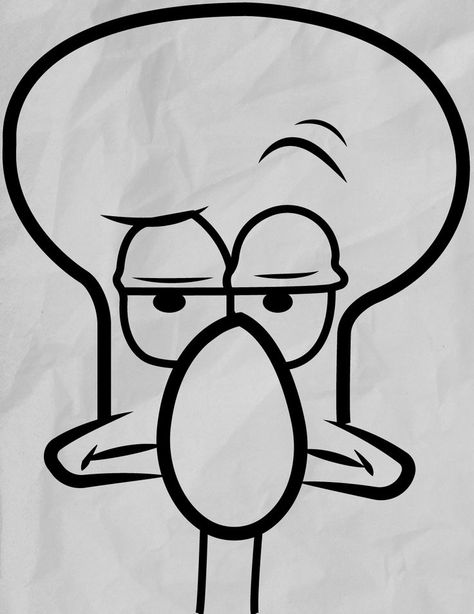 Draw Squidward, Playing Card Tattoos, The Spongebob, Easy Cartoon Drawings, Card Tattoo, How To Get Better, Cartoon Tattoos, Easy Doodles Drawings, Coloring Book Art