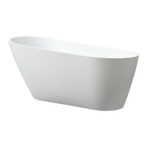 Empava 72 in. Acrylic Flatbottom Whirlpool Bathtub in White-EMPV-JT367 - The Home Depot Fancy Farmhouse, Modern Tub, Vanity Art, Baths Interior, Bathroom Decorating Ideas, Freestanding Bathtub, Austin Homes, Bathroom Decorating, Whirlpool Bathtub