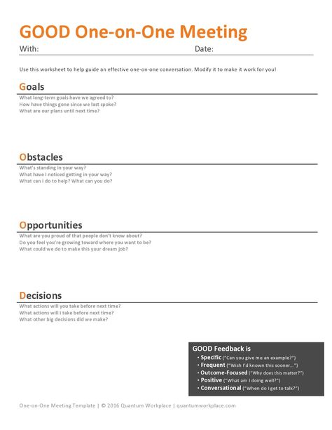 1:1 Meeting Template Employee, 1 On 1 Meeting Template, One On One Meeting Employee Template, One On One Meeting, Meeting Notes Template, Meeting Template, Powerpoint Background Templates, Sale Template, Meeting Agenda Template