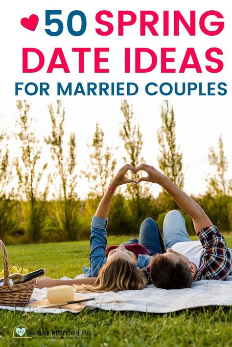 Spring Date Ideas, Ideas For Married Couples, Date Ideas For Couples, Couples Communication, Unique Date Ideas, Cheap Date Ideas, Spring Date, Best Marriage Advice, Romantic Date Ideas