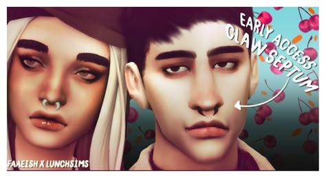 4 Piercings, Sims 4 Piercings, Sims 4 Things, Male Sims, Sims 4 Cc Maxis, Sims 4 Cas Mods, Sims 4 Cc Skin, Sims 4 Characters, Sims 4 Mm