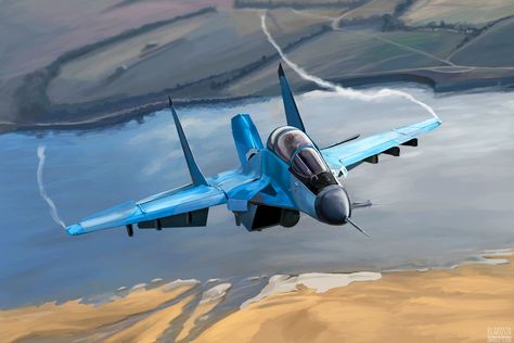 #Figure The plane #Flight #Fighter #Wings #Russia #BBC #MiG-35 #Illustration #Fulcrum-F The MiG-35 by Anatoliy Petrov Anatoliy Petrov Me 35 #1080P #wallpaper #hdwallpaper #desktop Mig 35, Russian Plane, Plane Flight, Aviation World, Air Flight, Air Fighter, Airplane Design, Military Jets, Jet Plane