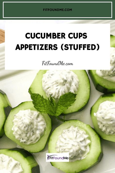 Enjoy a fresh taste of summer any time of year when you transform crisp and refreshing cucumbers into these tasty Cucumber Cups Appetizers. Crunchy cucumber bites with a creamy feta, Greek style filling are an easy appetizer recipe. They’re perfect for showers, parties, special occasions for just for healthy snacking. Creamy Feta Cucumber Cups Cucumbers … Cucumber Filled Stuffed Cucumbers, Stuffed Cucumbers, Feta Cucumber, Recipes For Snacks, Watermelon Mint Lemonade, Cucumber Appetizers, Cucumber Cups, Cucumber Benefits, Healthy Eating Meal Plan