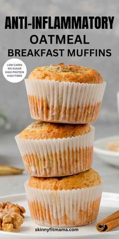 #quickdinner #dinnerideas #easymeals #ovenroasted #easylunch #tunasalad #dinnerrecipe #onepanmeal #mondaydinner #summersalad Oatmeal Breakfast Muffins, Inflammation Diet Recipes, Glutenfri Baking, Anti Inflammation Recipes, Oatmeal Muffins, Fit Mama, Recetas Keto, Oatmeal Breakfast, Inflammatory Foods