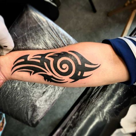 Top 69 Best Small Tribal Tattoo Ideas #tattoo #ink #design #tattooart #tattoolife #inkedgirls #inked #tribal #art #idea Man Arm Tattoo Ideas Simple, Male Arm Tattoos Forearm, Small Arm Tattoos For Guys Men Simple, Lower Forearm Tattoo Men, Arms Tattoo Men, Forarms Tattoo Designs Men, Arm Tattoo Ideas For Guys, Upper Forearm Tattoo, Arm Template