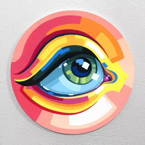 Circle Canvas, Circle Painting, Posca Art, Small Canvas Art, Pop Art Painting, Circle Art, Amazing Art Painting, Diy Canvas Art Painting, Mini Canvas Art