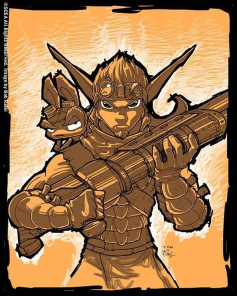 Jak And Daxter Fan Art, Daxter Art, Strong Poses, Nostalgic Games, Jak And Daxter, Video Game Outfits, Sly Cooper, Jak & Daxter, Max Steel