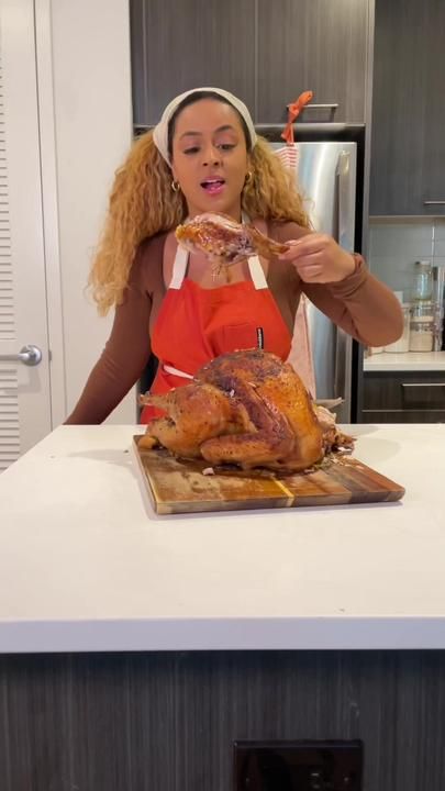 Themoodyfoody on TikTok Cajun Turkey Recipes Thanksgiving, Cajun Butter Turkey, Turkey Thanksgiving Recipe, Christian Recipes, Toni Chapman, Cajun Turkey Recipe, Butter Turkey, Thanksgiving Hacks, Holiday Ham Recipes