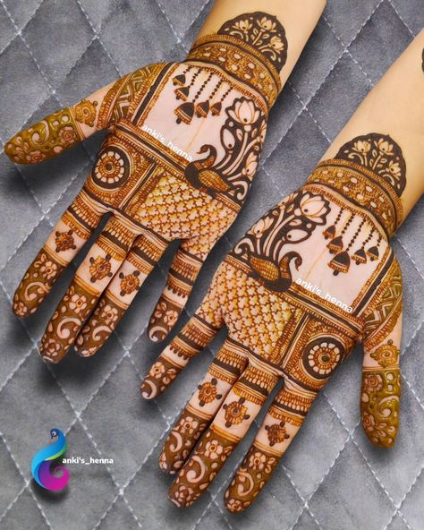 "Mehendi that whispers tales of beauty, adorned with the charm of peacock motifs." Discover the intricate beauty of mehendi with our range of bookings that cater to all styles and occasions. DM now to book your spot or inquire about our services!" #mehendi #hennadesign #PeacockMehendi #designoftheday #photography #traditionalmehendi #creative #artistsoninstagram #pune #punehennartist #punemehendiartist Peacock Mehndi, Hand Mehendi, Full Mehndi, Front Mehndi Design, Engagement Mehndi, Peacock Motifs, Mehndi Designs 2018, Mehndi Designs Bridal Hands, Rose Mehndi Designs