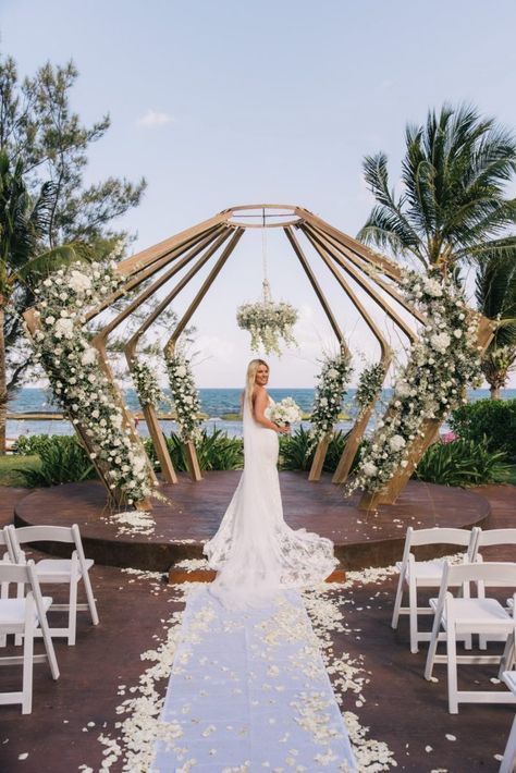 The Fives Beach Hotel & Residences Wedding, Cancun Wedding Venues, Mexico Wedding Venue, Vow Exchange, Beach Invitations, Cancun Tulum, Cancun Hotels, House Warming Invitations, Tulum Wedding