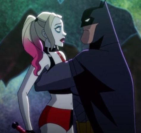 Batman And Harley, Batman Fanart, Relatable Characters, Dc Animated, Batman Gifts, Harleen Quinzel, Gotham Tv, Gotham Girls, Harley Quinn Art