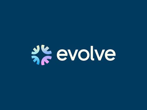 Evolve Logo Design by Ahmed creatives on Dribbble Evolve Logo Design, Evolve Logo, Vision Logo, Gradient Logo, Computer Vision, Minimal Logo, Visual Identity, Global Community, Creative Professional