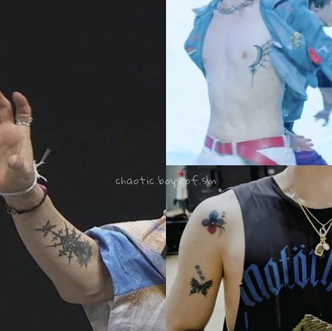 Ten Lee Tattoo, Ten Nct Tattoo, Nct Tattoo, Ten Tattoo, The Housemaid, Ten Lee, Nct Ten, Chest Tattoo, Tattoo Inspo