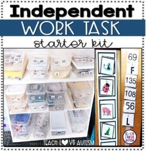 Task Bins, Special Education Classroom Setup, Independent Work Tasks, Work Binder, Work Bins, Life Skills Class, Task Analysis, Communication Log, Token Board