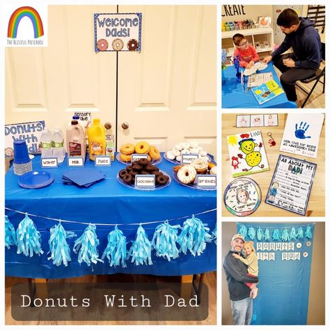 https://www.teacherspayteachers.com/Product/Donuts-With-Dad-Family-Event-9437692?st=089db9115f25d115b3f0d4adfa925abf Dads And Donuts Ideas, Donuts With Dad Decorations, Donuts With Dad, Church Gifts Ideas, Fathers Day Art, Donut Bar, Church Gifts, Church Youth, School Events