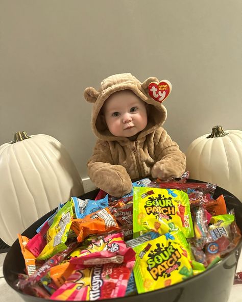 Aliya’s First Halloween My little Beanie Baby 🐻 First Halloween, Beanie Baby, Baby Beanie, Halloween, Quick Saves