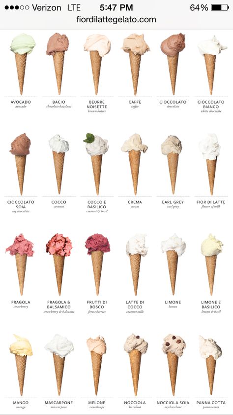 Types Of Ice Cream Flavors, Italian Gelato Aesthetic, Gelato Business, Ice Cream Flavors List, Cafe Gelato, Vegan Gelato, Gelato Bar, Types Of Ice Cream, Clean Packaging