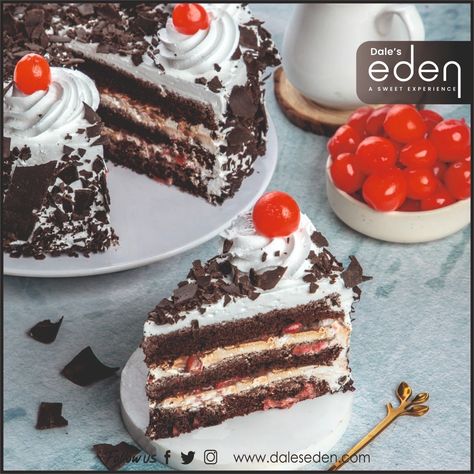 Indulge in the rich flavors of our Black Forest Pastry, a heavenly delight at #DalesEdenCakeShop! Come, visit us today! Order Online Now at https://linktr.ee/daleseden Delivery Partners 🛵 Zomato Swiggy #blackforestpastry #pastry #dessert #cakeforbirthday #celebration #cake #customizedcakes #customizeyourcake #cakeforcelebrations #weddingcake #anniversarycake #personaliseyourcake #memoryforlife #orderonline #sweetmemories #birthdaycelebrations #customizedcake #pastries #chocolate #delicious Black Forest Pastry, Pastries Chocolate, Celebration Cake, Anniversary Cake, Sweet Memories, Black Forest, Birthday Celebration, Order Online, Wedding Cakes