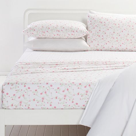 Cotton Flannelette Sheet Set - Bettina Target Essentials, Flannelette Sheets, Brushed Cotton, Bed Linen, Sheet Sets, Linen Bedding, Floral Pattern, Target, Sleep