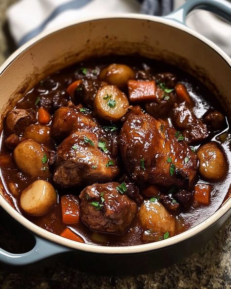 Best Coq Au Vin Recipe, Cocovan Coq Au Vin, Coco Van Chicken, Whole Chicken Cut Up Recipes, Coc Au Vin Recipe, Cog Au Vin, Coc Au Vin, Chicken Coq Au Vin Recipe, Old Money Barbie