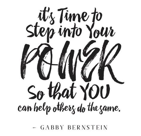 It’s time to step into your power so that you can help others do the same — Gabby Bernstein Your Power Quotes, Gabrielle Bernstein Quotes, Mentor Quotes, Gabby Bernstein, Gabrielle Bernstein, Step Into Your Power, Power Quotes, Therapy Quotes, Self Actualization