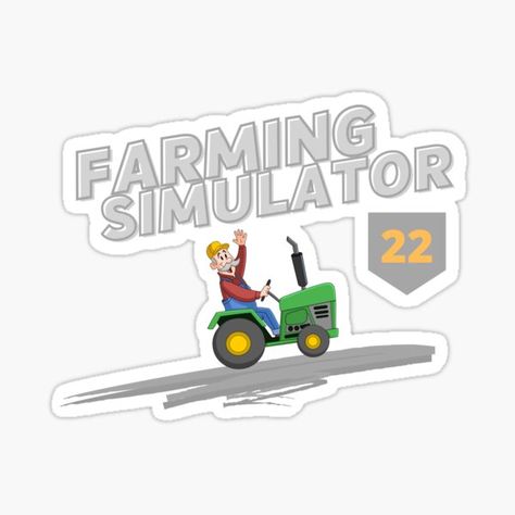 Hi... Tractor farming lover I am here to design the best suiting illustrations for you. • Millions of unique designs by independent artists. Find your thing. Tractor Farming, Trendy Stuff, Farming Simulator, Farm Tractor, I Am Here, Tractor, Sticker Design, Sell Your Art, Vinyl Sticker