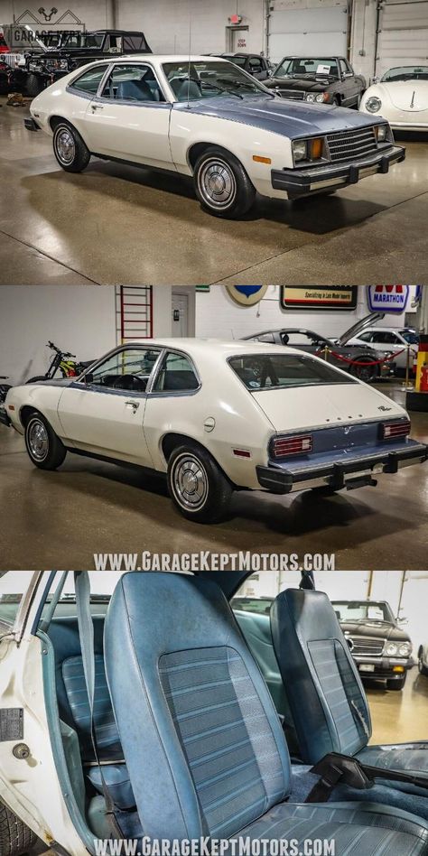 1980 Ford Pinto 80s Cars, Mustang Wallpaper, Ford Pinto, Two Tone Paint, S Car, Blue Interior, Automatic Transmission, E Mail, Cars For Sale