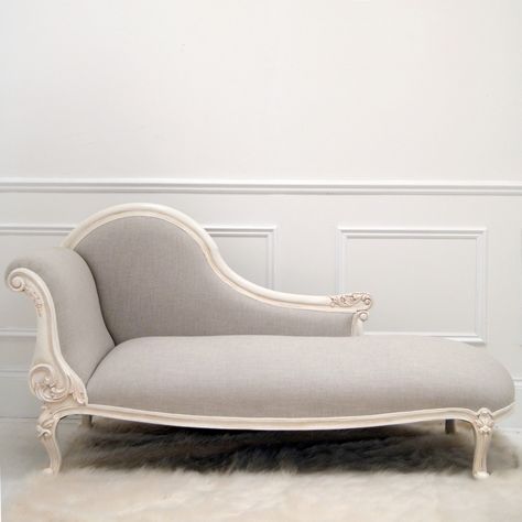 http://www.sweetpeaandwillow.com/alana-pebble-chaise-longue Chaise Lounge Chair Bedroom, Chaise Lounge Bedroom, White Lounge Chair, Modern Chaise Lounge, Bedroom Design Modern, Velvet Chaise Lounge, Lounge Chair Bedroom, Leather Chaise Lounge Chair, Style Parisienne