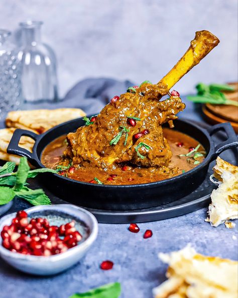 This fragrant Lamb Shank Curry w/ Coconut Milk is one to make when you want to take good care of yourself and need some soul satisfying food. I made this for myself and enjoyed it with roti and the next day with rice. It takes a bit of time, but the result is worth the wait and if you make this the day before all the flavours incorporate better. Try it soon! Lamb Shank Recipes, Lamb Shank Recipe Slow Cooker, Lamb Shank Curry, Lamb Shank, Lamb Shank Pie, Indian Lamb Shank Recipe, Curried Lamb Shanks, Lamb Shank Curry Indian, Indian Coconut Curry