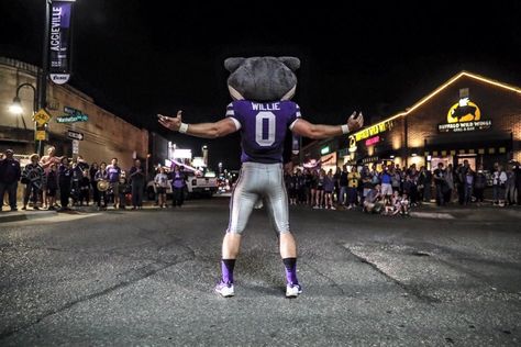 K-State's Willie the Wildcat in Aggieville, Manhattan, KS Ksu Wildcats, Manhattan Kansas, Manhattan Ks, Wild Cats, Manhattan, Kansas, Sports Jersey, Football, Art